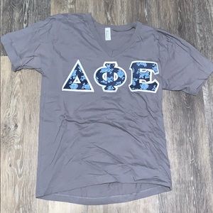Delta Phi Epsilon American Apparel Hard letters